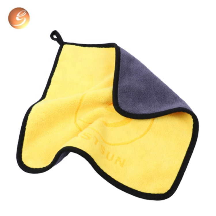 Factory Directly Soft Super Absorbent Thick Car cleaning Double microfiber towel