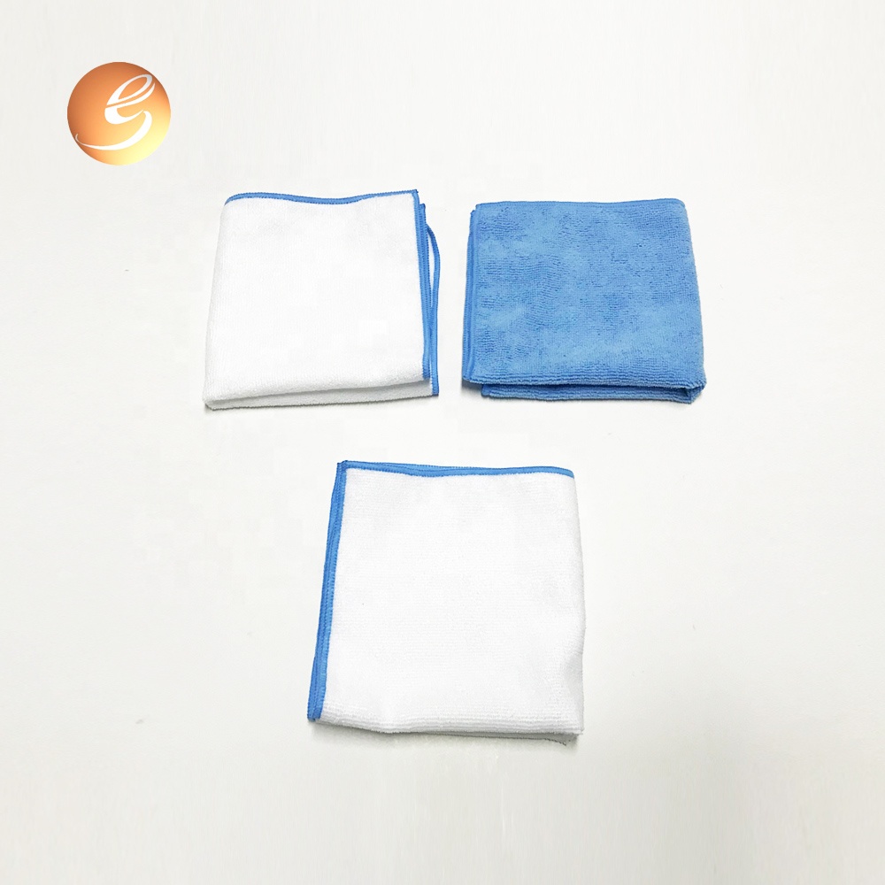 Microfiber cloth fabric roll set in cleaning cloth