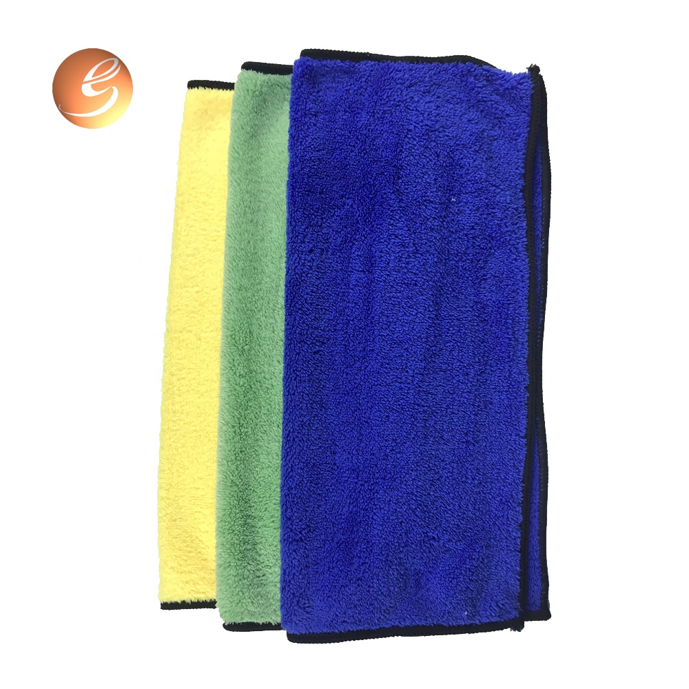 High absorption personalized microfiber cleaning cloths hand towel set for car and house cleaning microfiber towel fabric