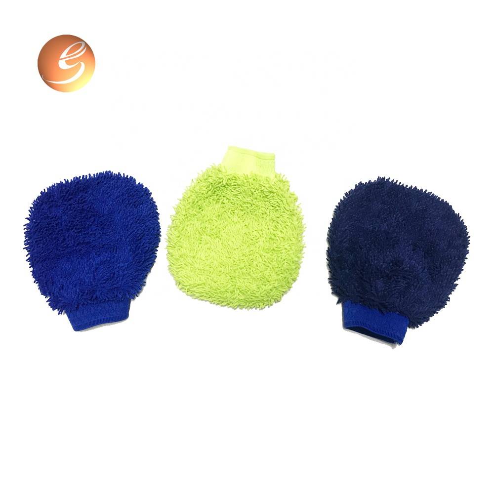 Excellent quality Microfiber Car Wash Mitt With Handle - Cleaning gloves microfiber chenille car plush wash mitt – Eastsun