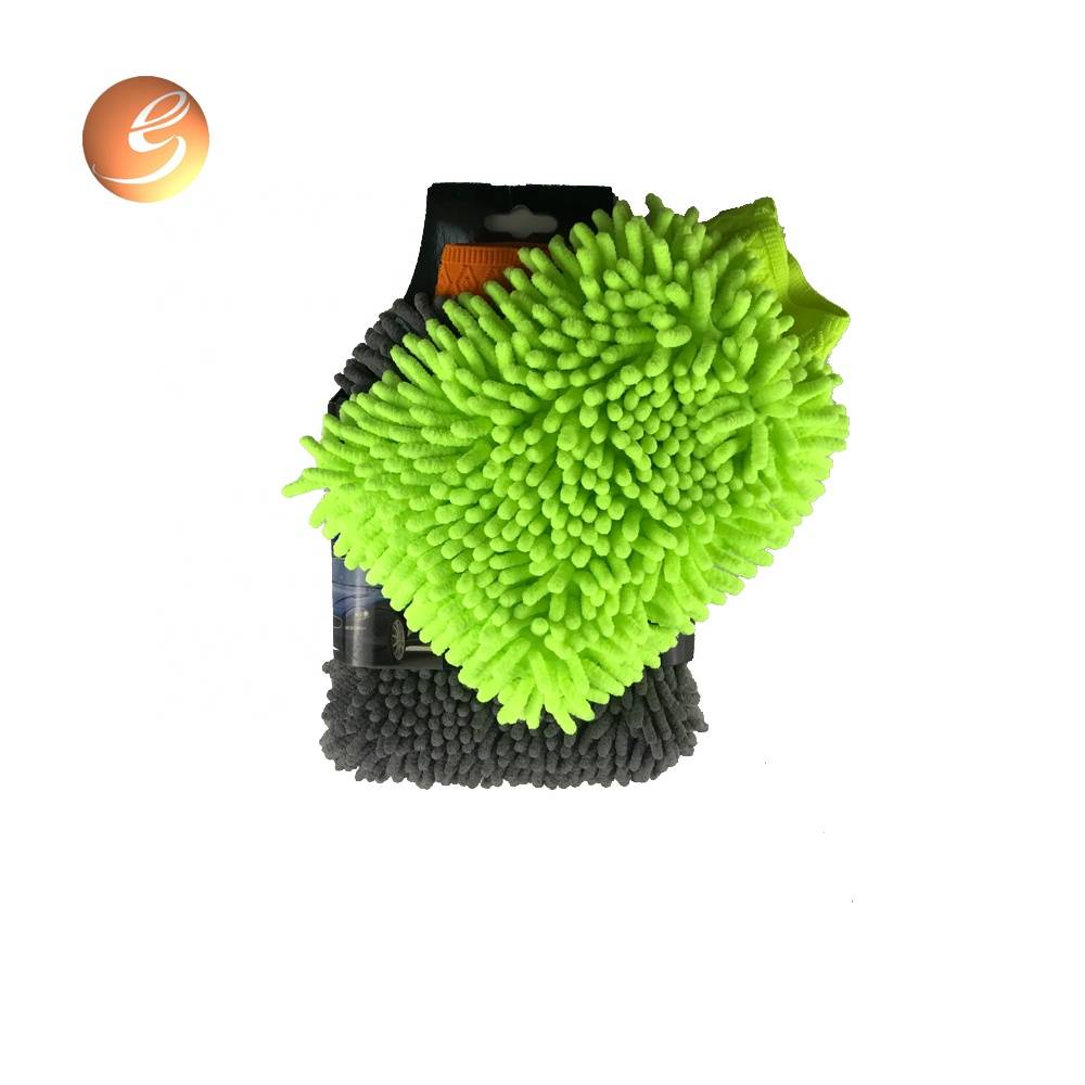 Discount Price Cleaning Car Wash Mitt - Winter Glove Double Fingers Chenille Gloves 2 In 1 Chenille Microfiber Car Wash Mitt Handle – Eastsun