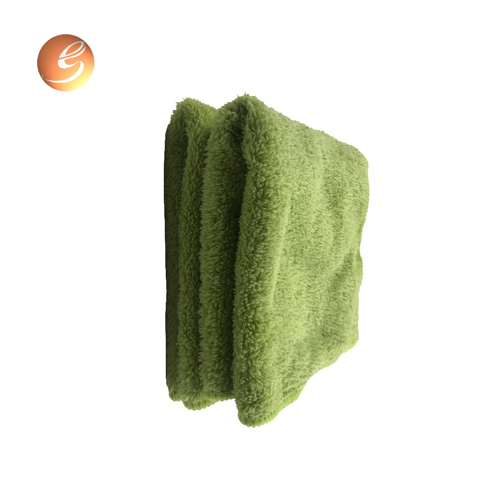 High quality microfiber soft thicken coral fleece cloth car cleaning towel