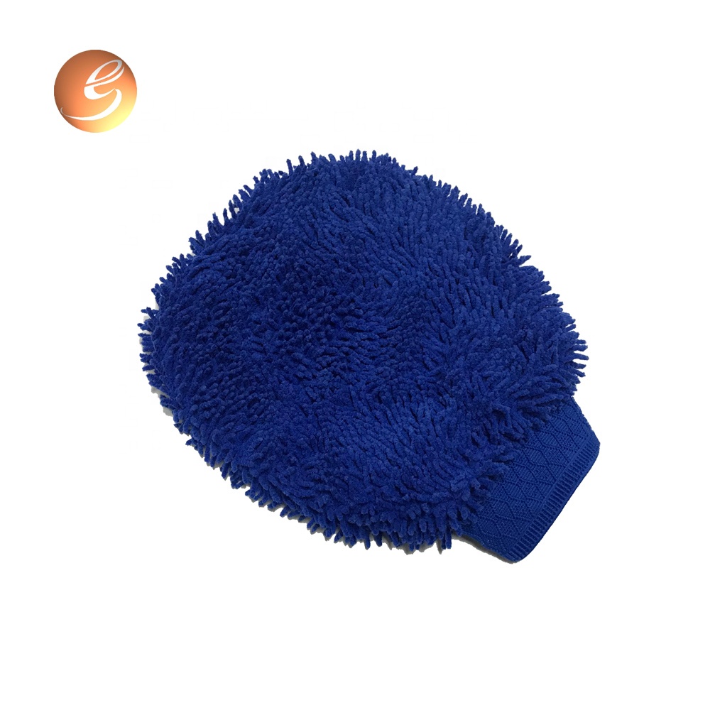 Professional China Chenille Wash Mitt - Household gloves chenille scrub gloves coral velvet car wash mitt – Eastsun