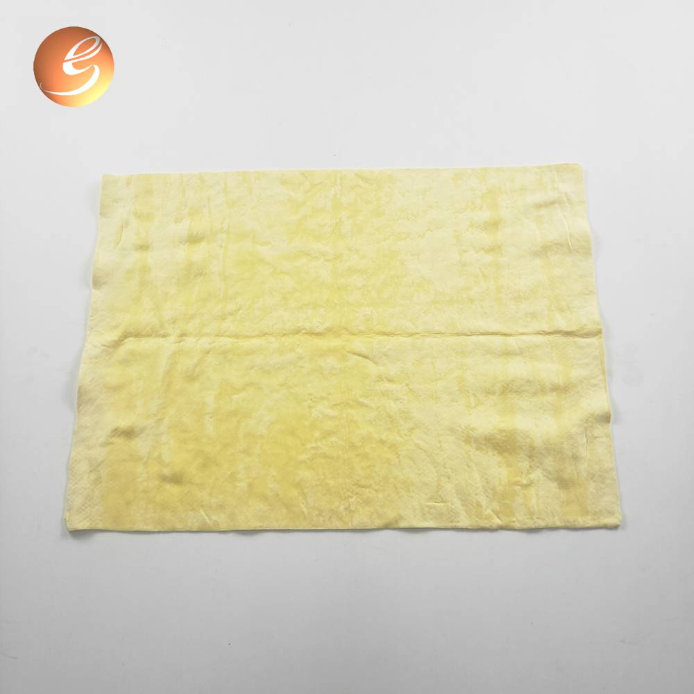 High Quality Custom Making Car Chamois Towels - Wholesale Grade A Synthetic Car Clean Chamois Leather – Eastsun