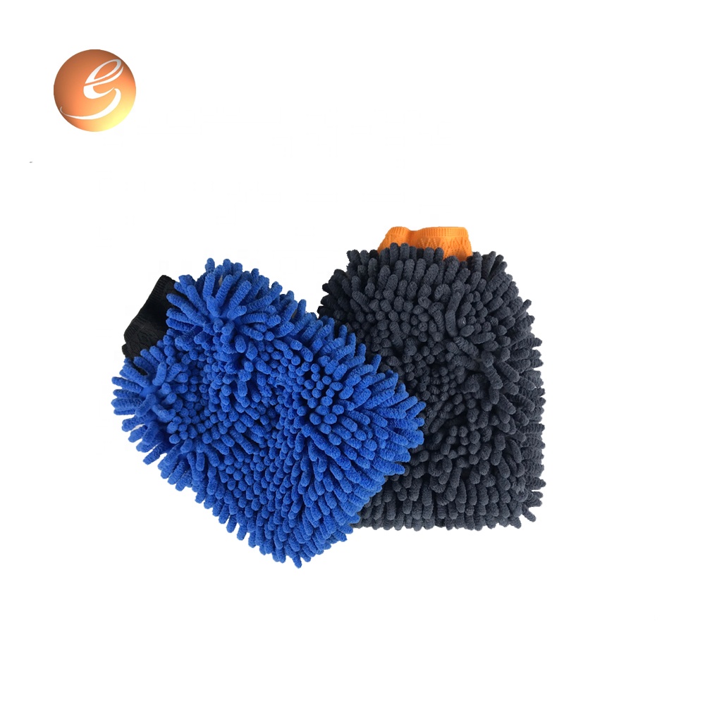 Wholesale remove the dust car care cleaning microfiber chenille mitt