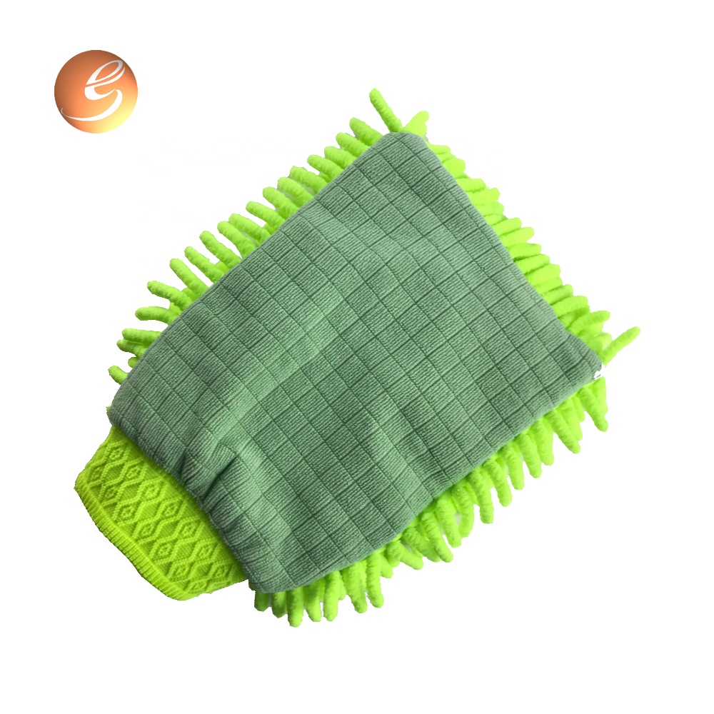Eastsun remove the dust car care cleaning microfiber chenille mitt