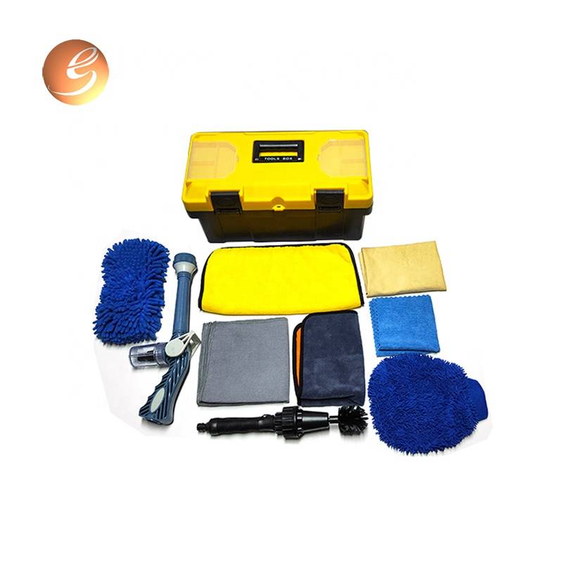 Good quality Microfiber cloth cleaning set car washing kit