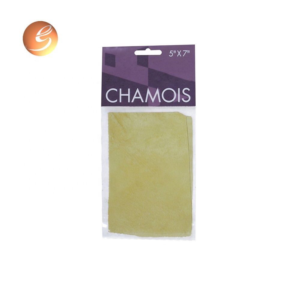 Factory making Bath Chamois Towel - Genuine sheep tanned leather yellow hide craft sheepskin cloth – Eastsun