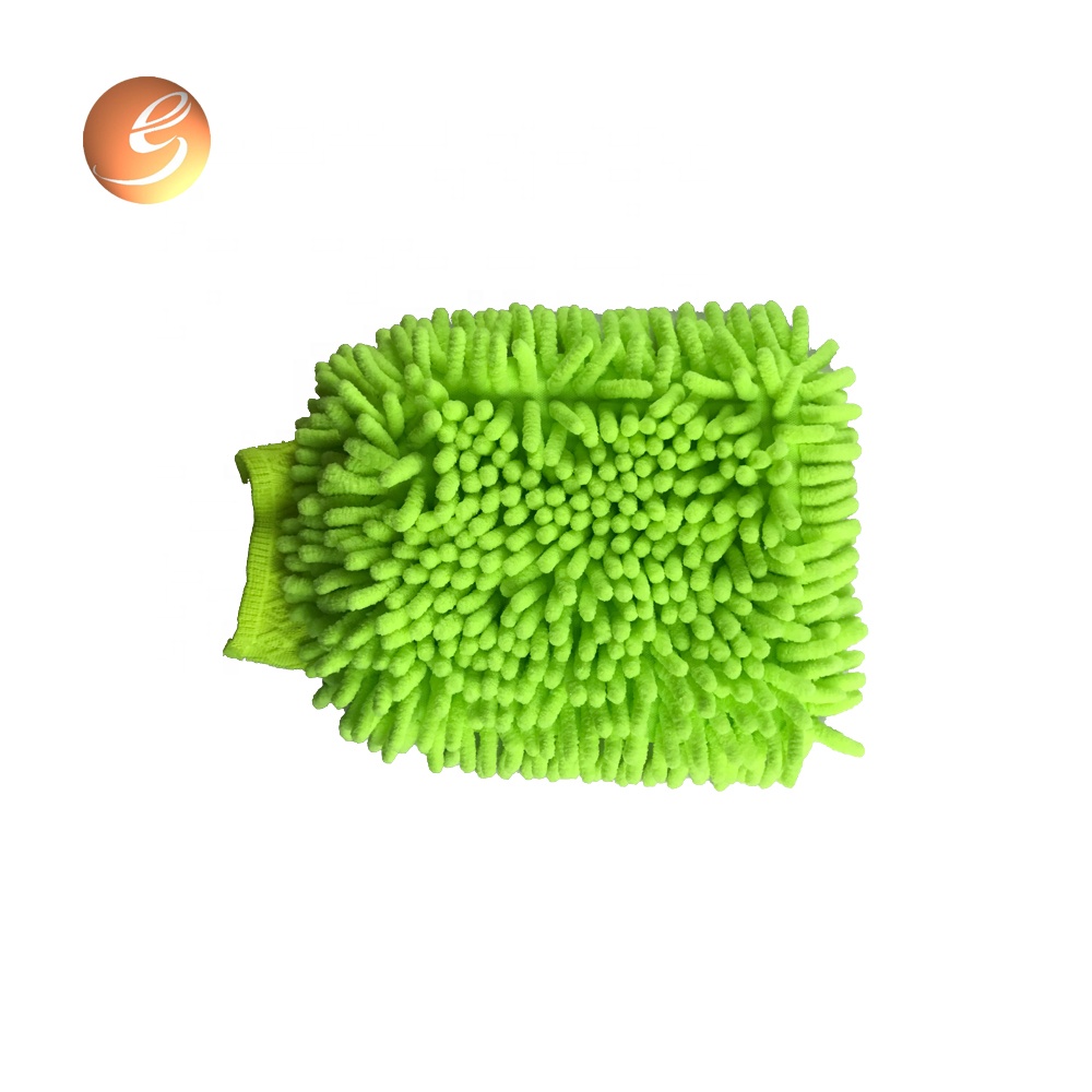 Factory direct sale auto care chenille glove buffing detailing polishing durable long lasting