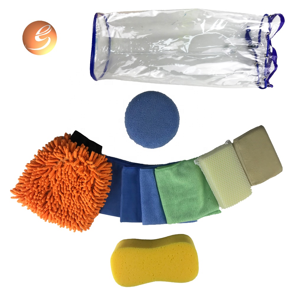 New design customized size microfiber cloth cleaning car wash kit
