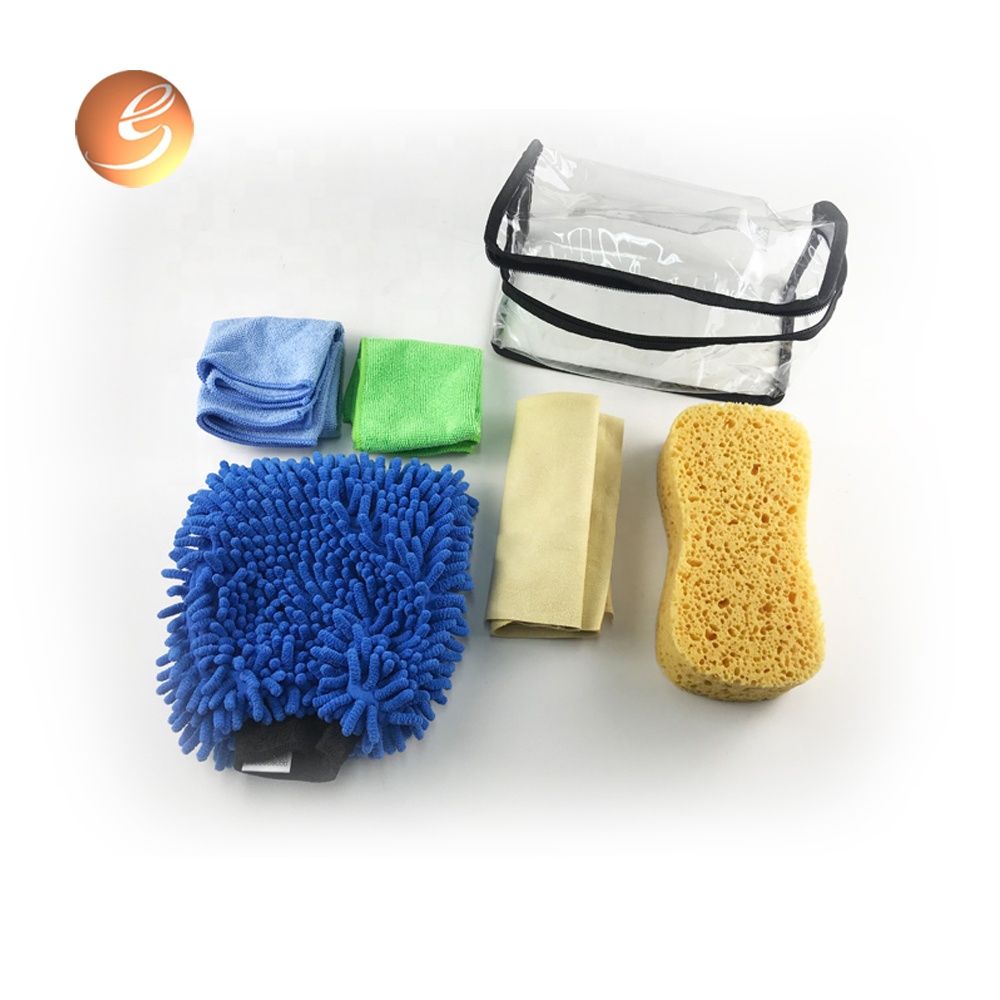 Best quality Cleaning Car Set - 5pcs car care kit car cleaning microfiber cloth set – Eastsun