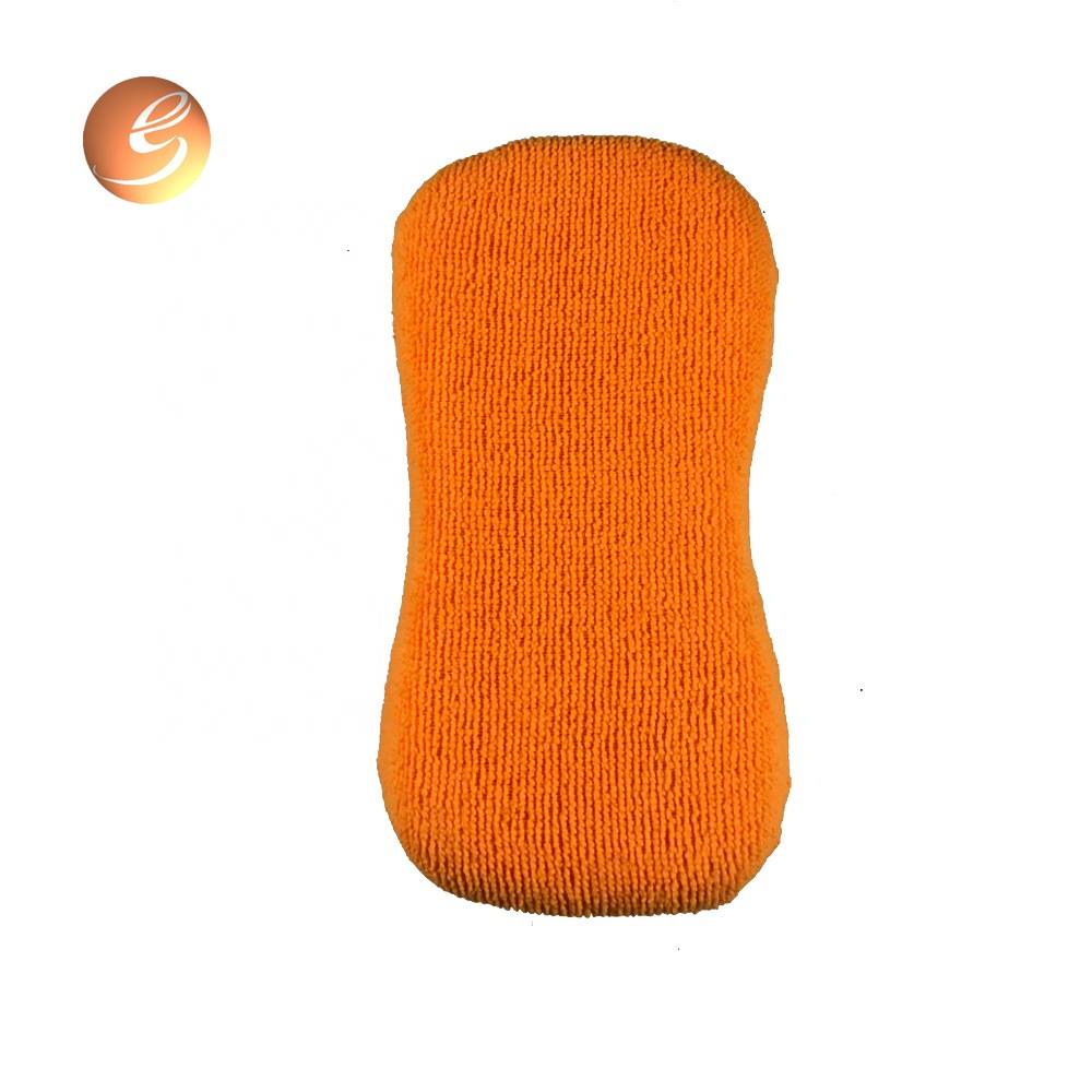 Microfiber Cloth With High Quality Sponge Car Cleaning Pad