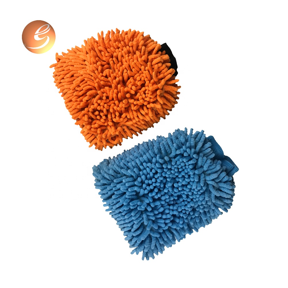 Chinese wholesale Terry Cloth Wash Mitt - Eastsun chenille exterior car cleaning customized logo wash mitt – Eastsun