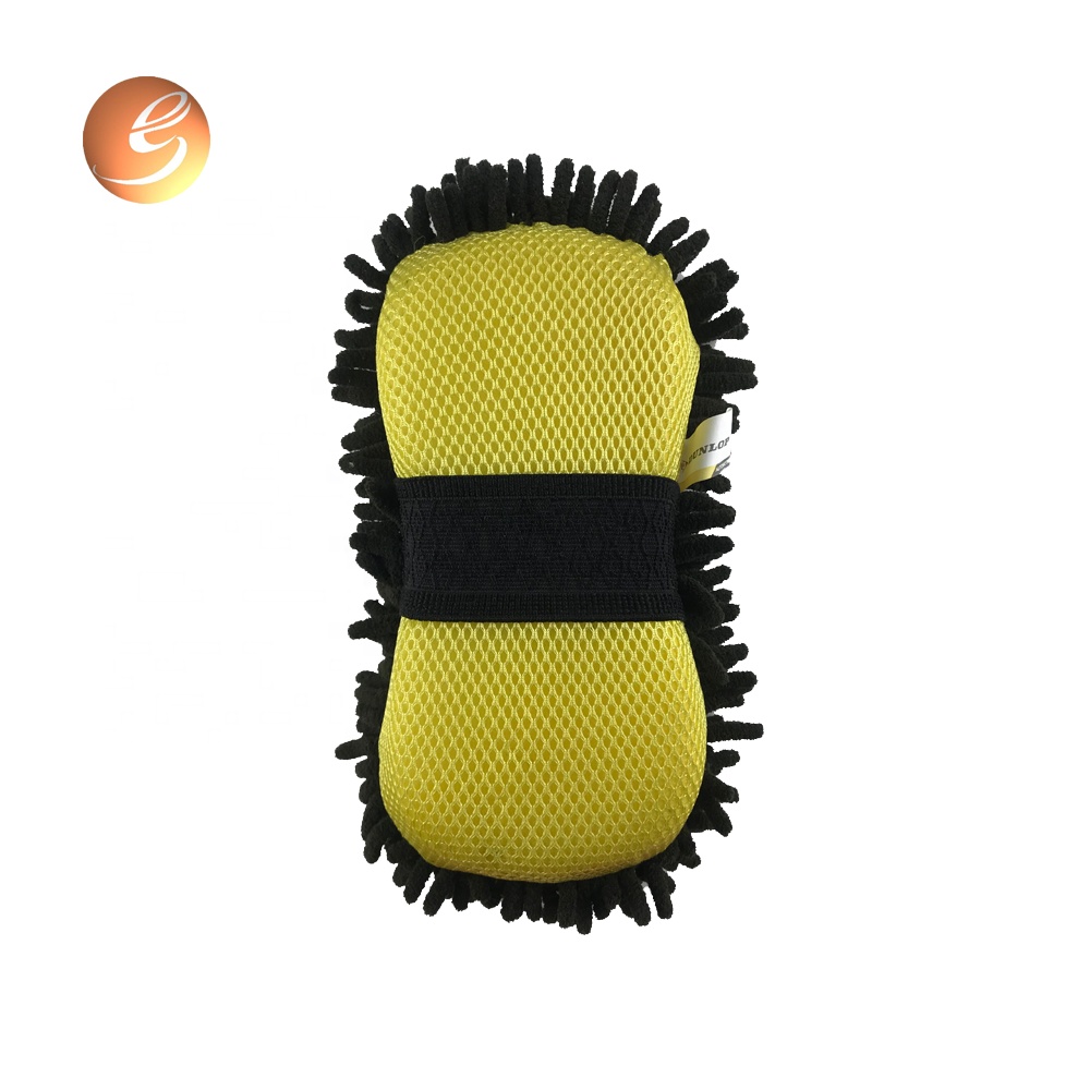 Wholesale microfiber chenille cleaning sponge for cleaning car