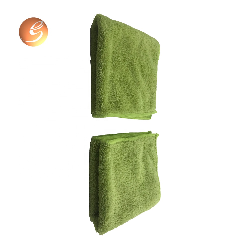 Easy to clean coral fleece micro fiber customize car clean towel