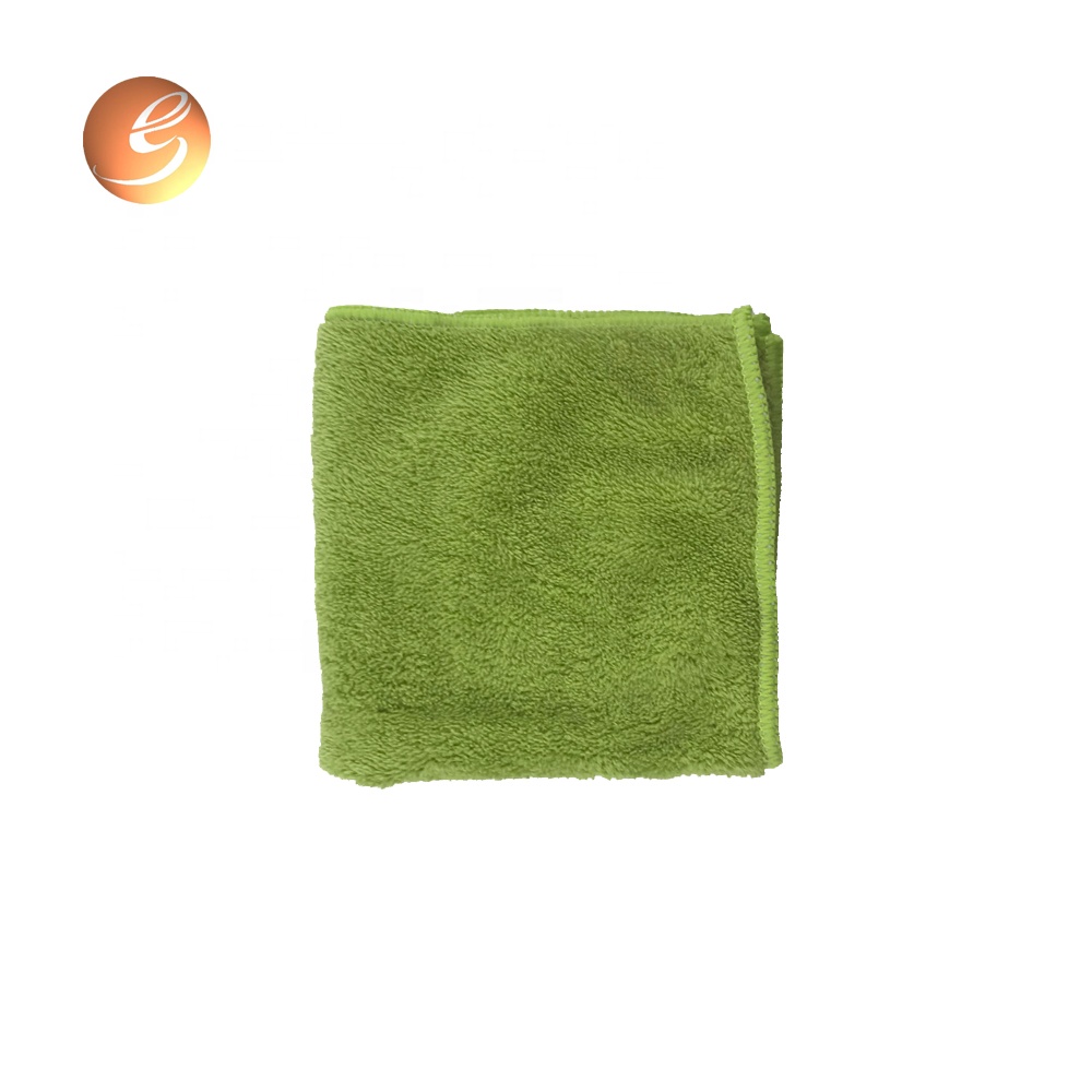 Double-sided color coral fleece car washing cloth thickening Microfiber Towel For Car Cleaning