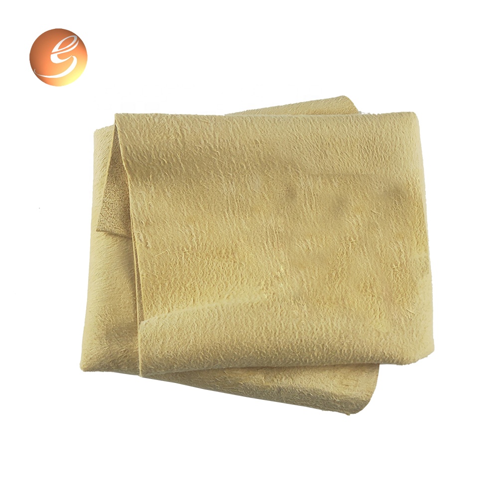 Natural Yellow Chamois Cloth for Drying Cars