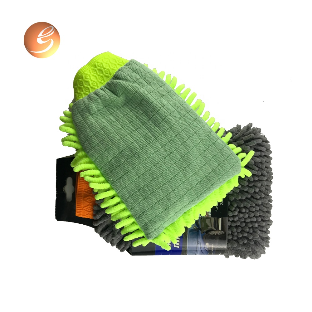 Wholesale microfiber chenille car wash mitt
