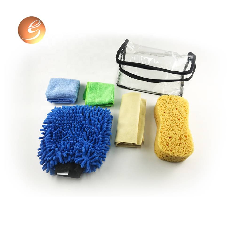 Factory Supply Car Clean Kits - Car wash supplies microfiber cloth car wash cleaning kit bag – Eastsun