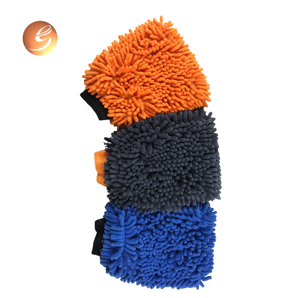 Wholesale car care cleaning water absorption microfiber wash mitt