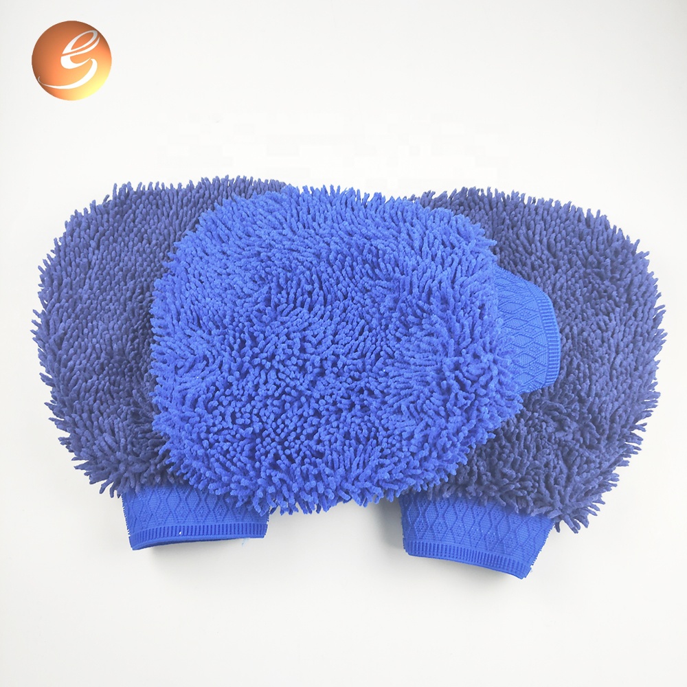 Hebei Special Chenille Car Detail Cleaning Mitts Factory