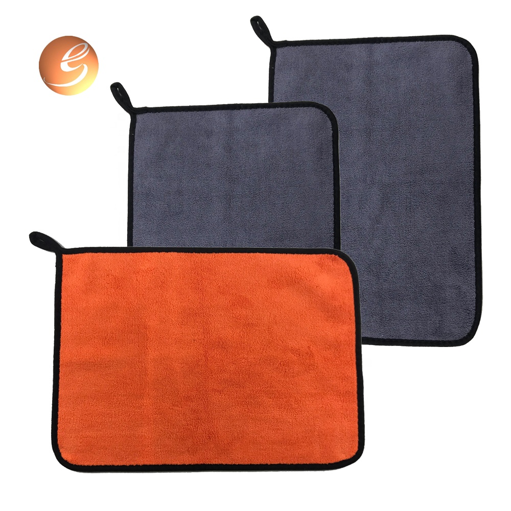 Wholesale Price New Design 100% Cotton Car Cleaning Cloth - Customized style super absorbent coral fleece hand towel hanging kichen cloth – Eastsun