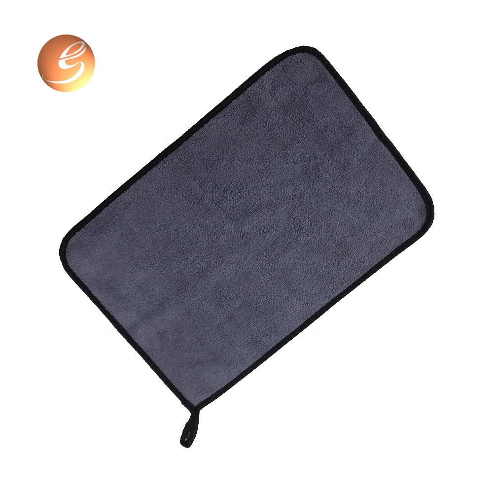 Factory wholesale Car Microfibre Towel - Customized super absorbent microfiber fabric cloth home dark brown hand towels – Eastsun