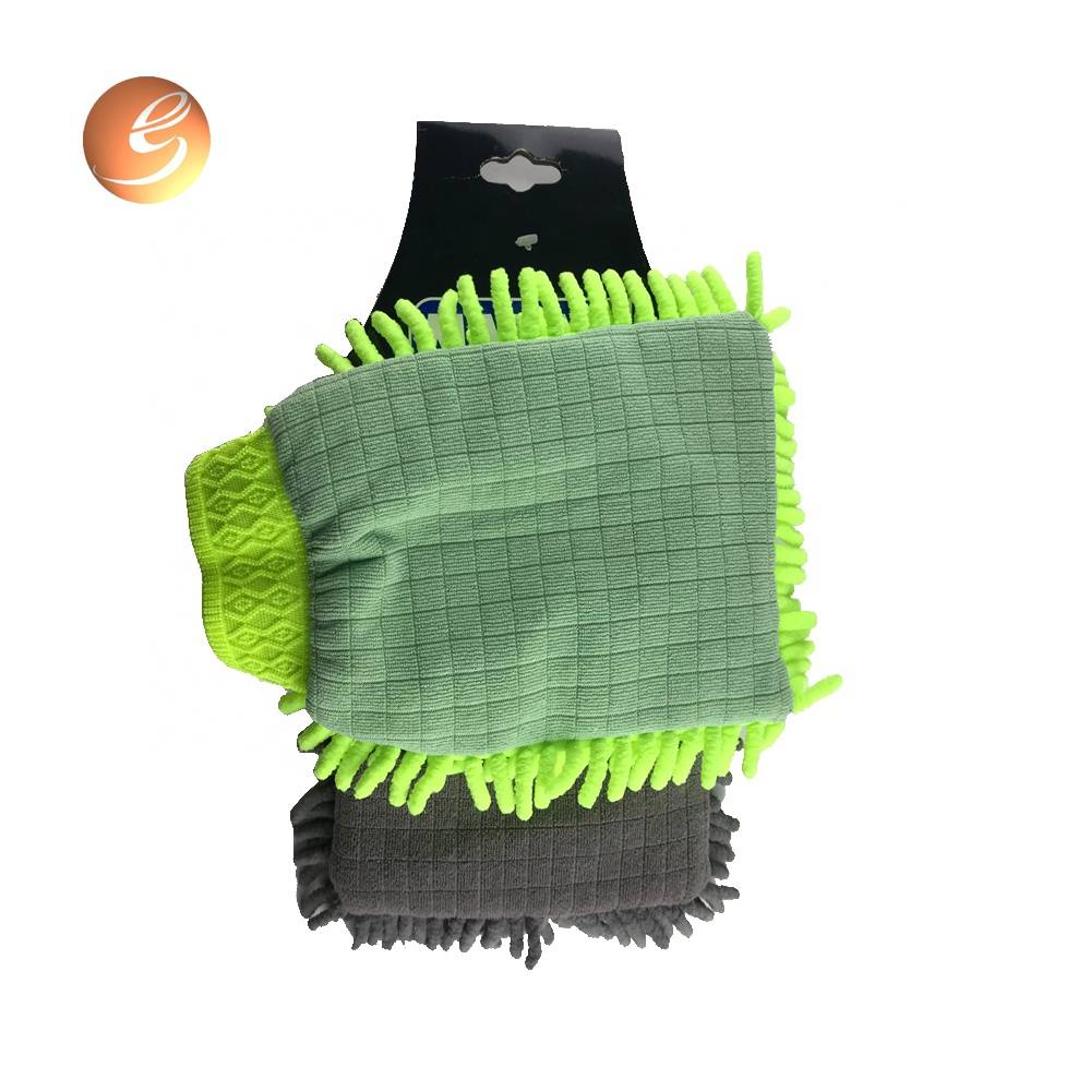 Factory Cheap Hot Car Washing Microfibre Chenille Mitt - New products top selling microfiber chenille mit chenille glove for car cleaning – Eastsun