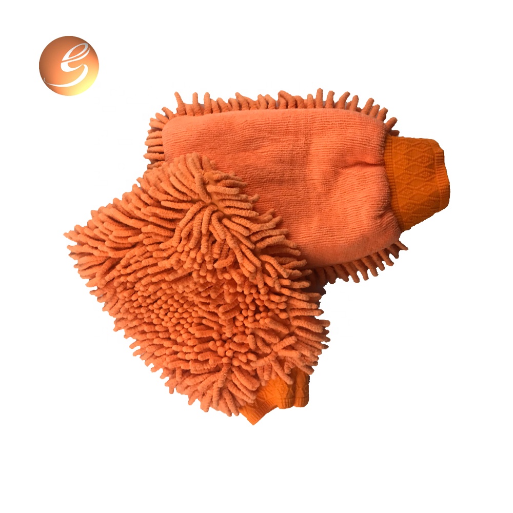 Special 24*16cm microfiber chenille cleaning glove/microfiber chenille car wash mitt Microfiber Car