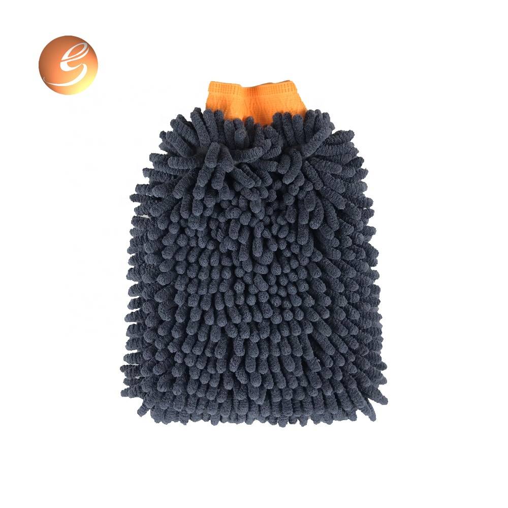Manufacturer of Polish Sheepskin Wool Car Wash Mitt - Good sale durable strong water absorption coral fleece mitt – Eastsun