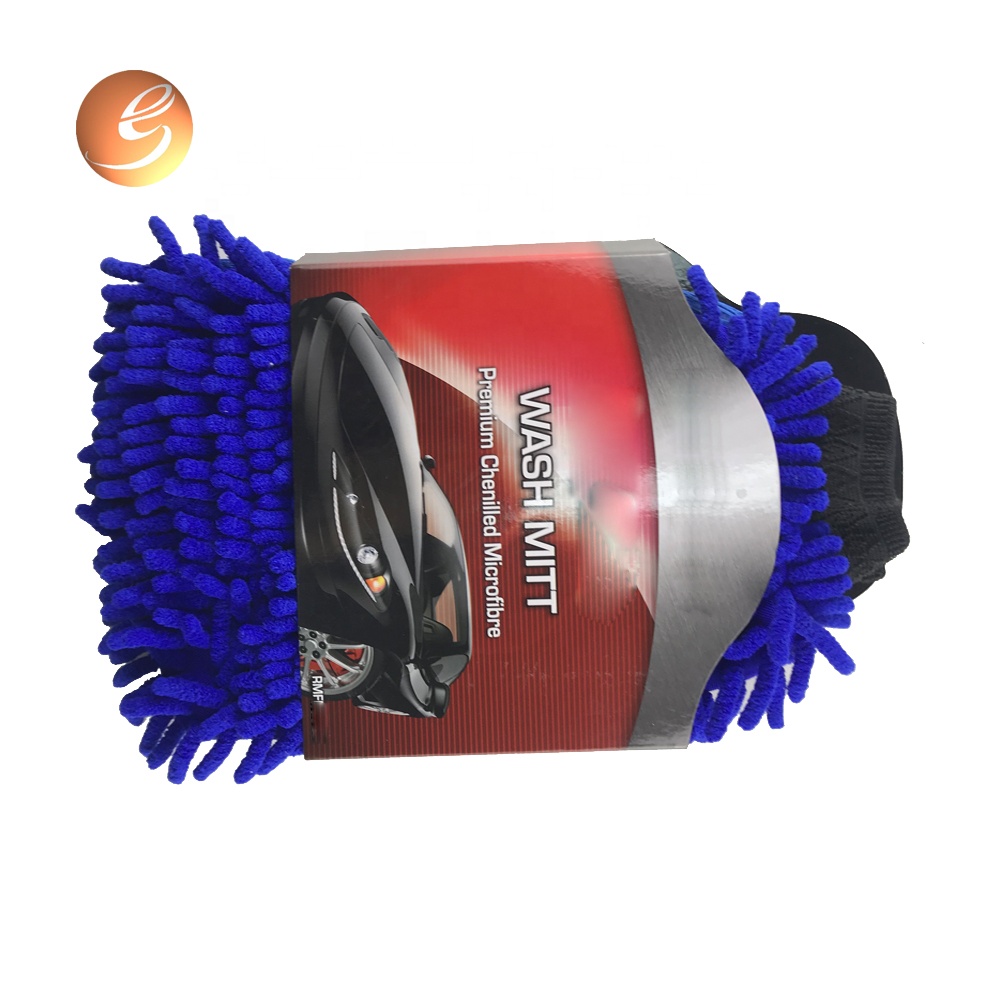 High reputation Microfibre Car Wash Mitt - New type lint free interior cleaning car wash mitt gloves – Eastsun