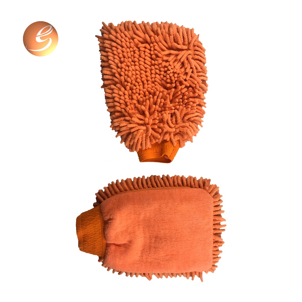 microfiber chenille fiber high-density car wash gloves mittens cleaning gloves