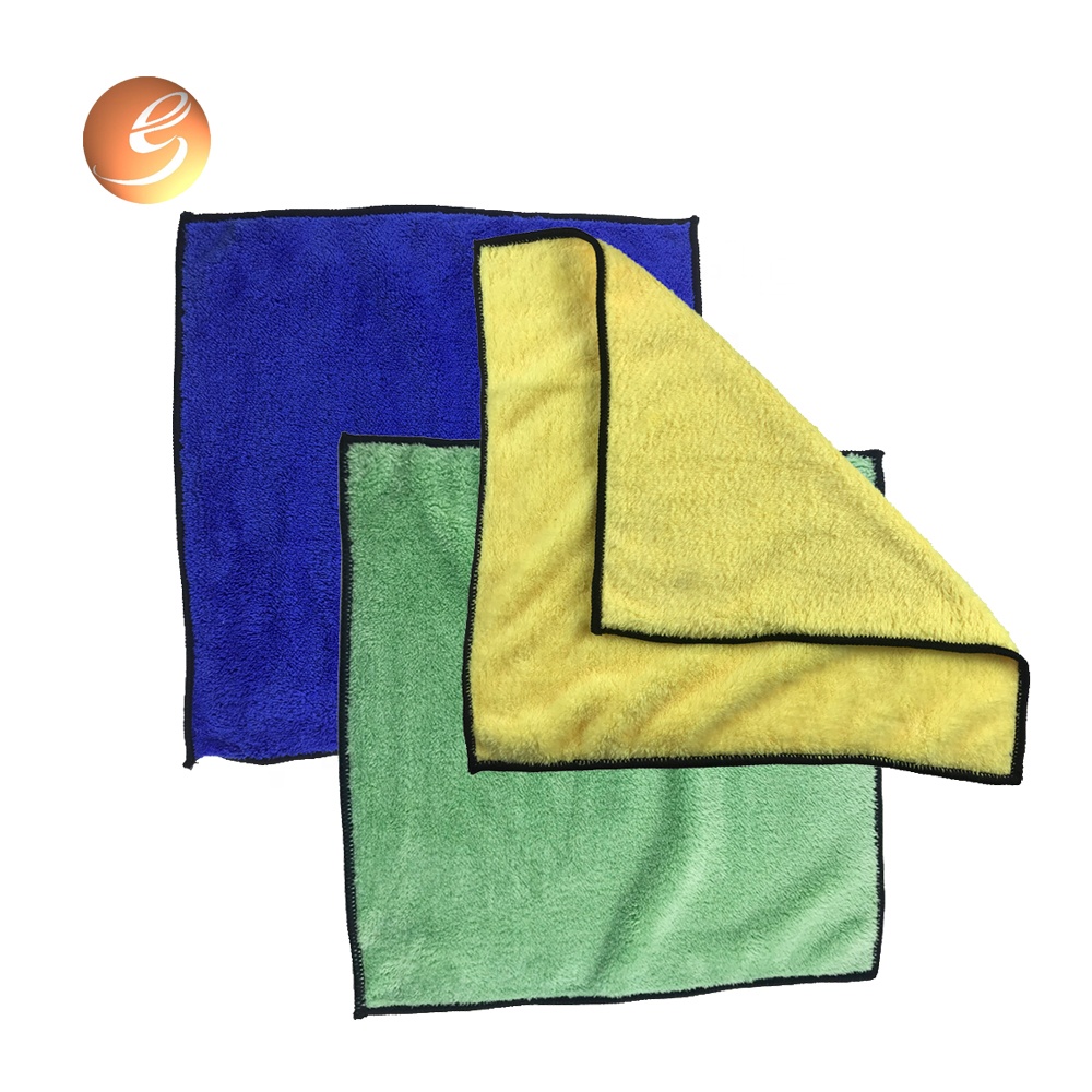 OEM Customized Drying Cloth - wholesale thick microfibre colored car cleaning glasses cleaning cloth kitchen cleaning towels – Eastsun