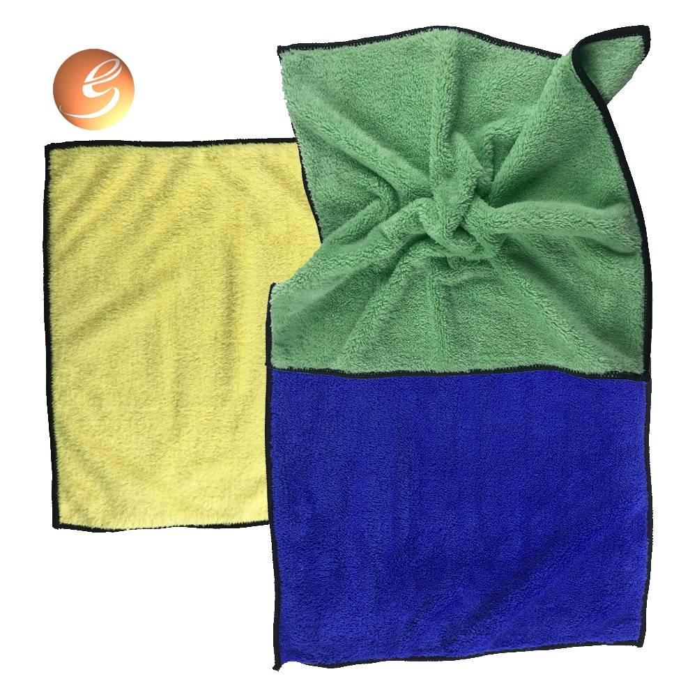 Personlized Products Microfiber Weft Knitted Towel - Glass kitchen washing car microfiber cleaning cloth – Eastsun