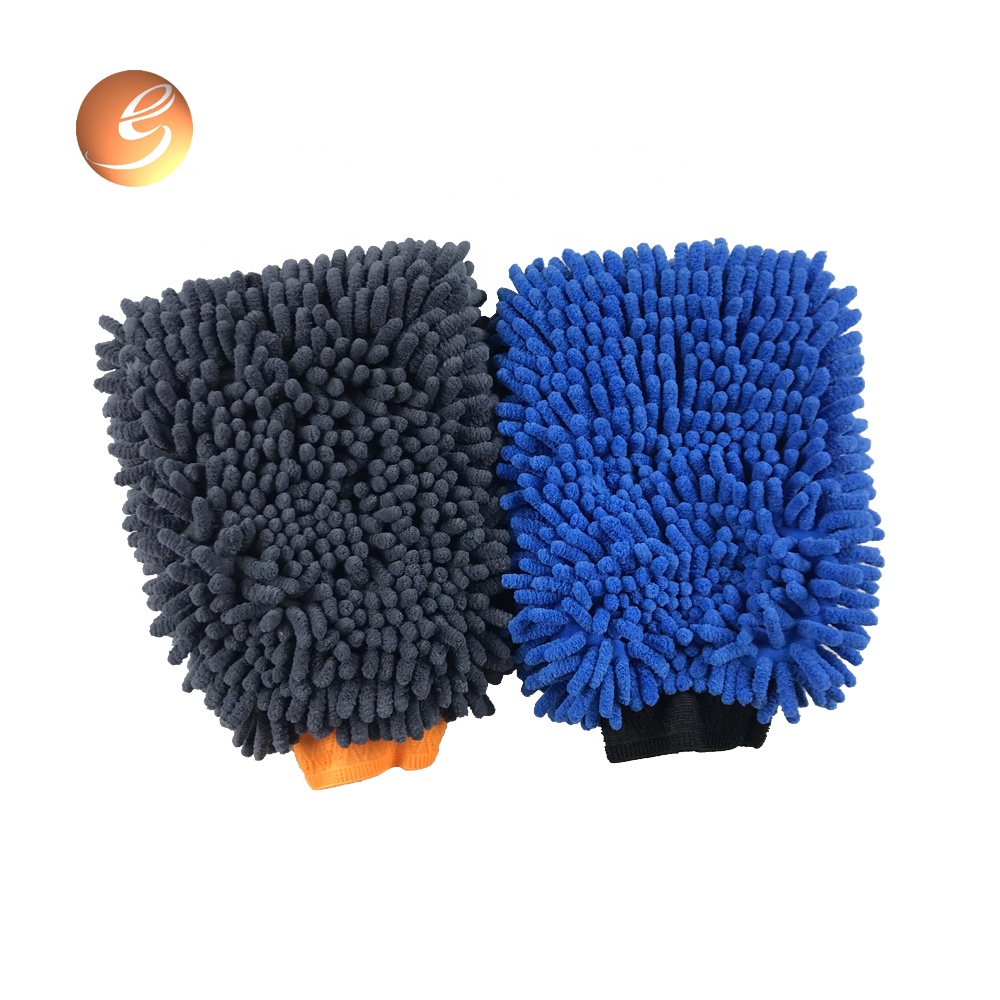 factory customized Microfiber Pet Cleaning Glove - Wholesale car care cleaning solid window cleaning chenille mitt – Eastsun