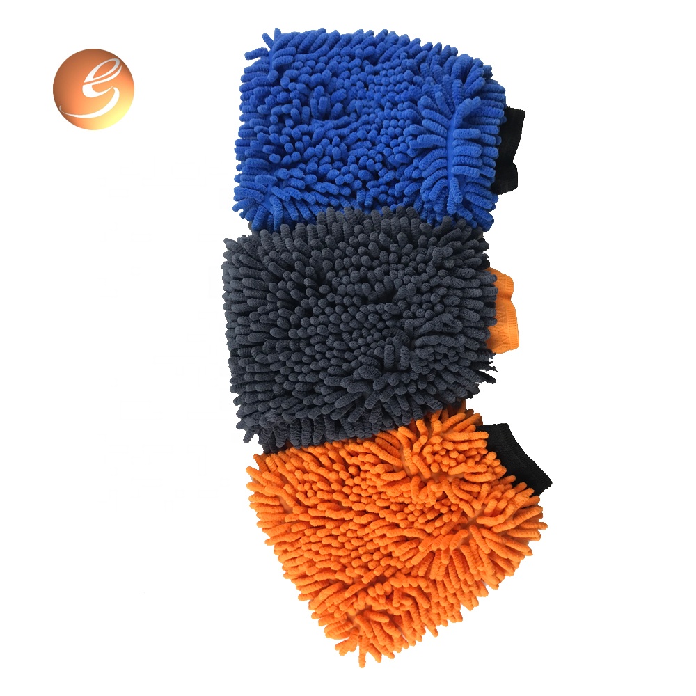 Europe style for Really Wool Car Cleaning Gloves/Mitt - Wholesale car care cleaning thick microfiber fabric chenille car wash mitt – Eastsun
