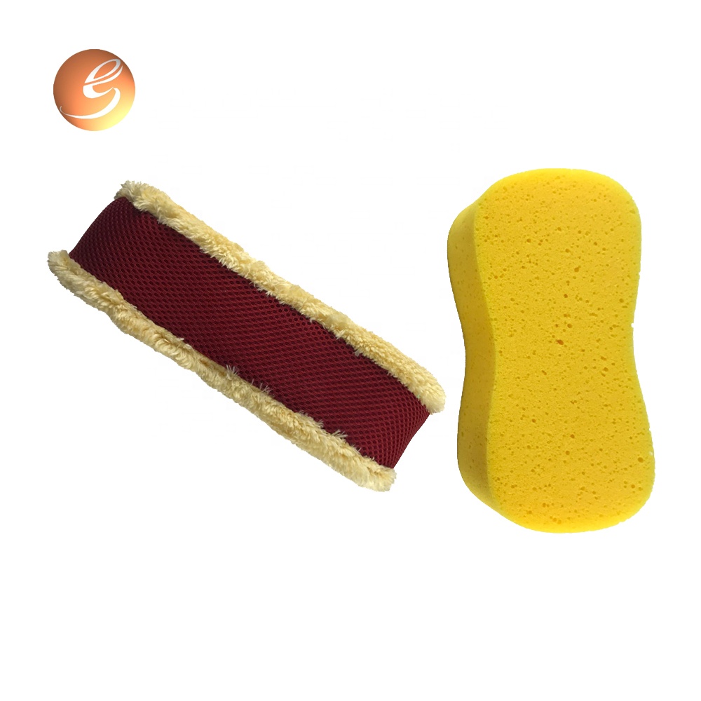 Hot Sale for Honeycomb Sponge - Custom absorbent car wash sponge pad two cloth side – Eastsun