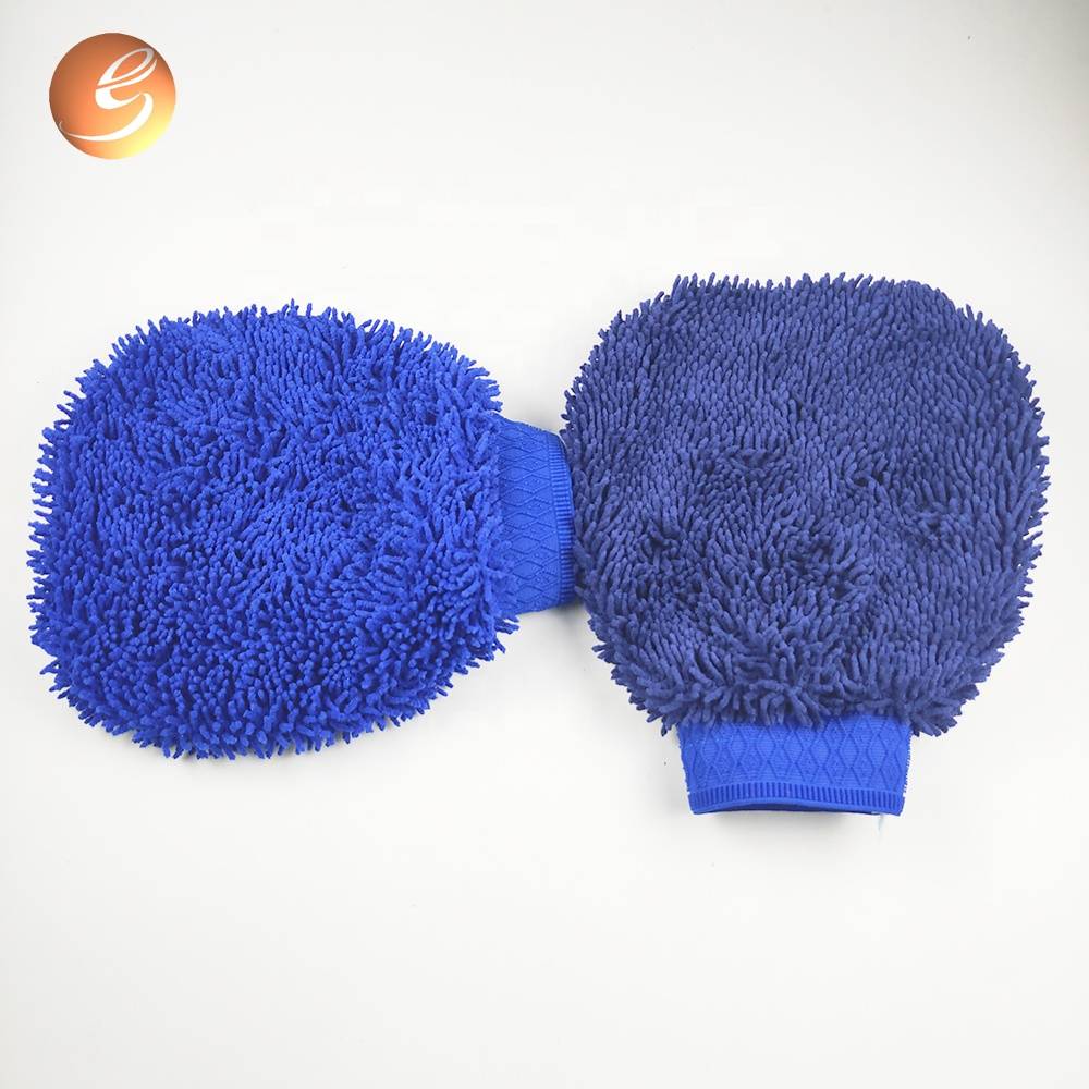 Professional Double-sided Microfiber Cleaning Gloves for Car Care