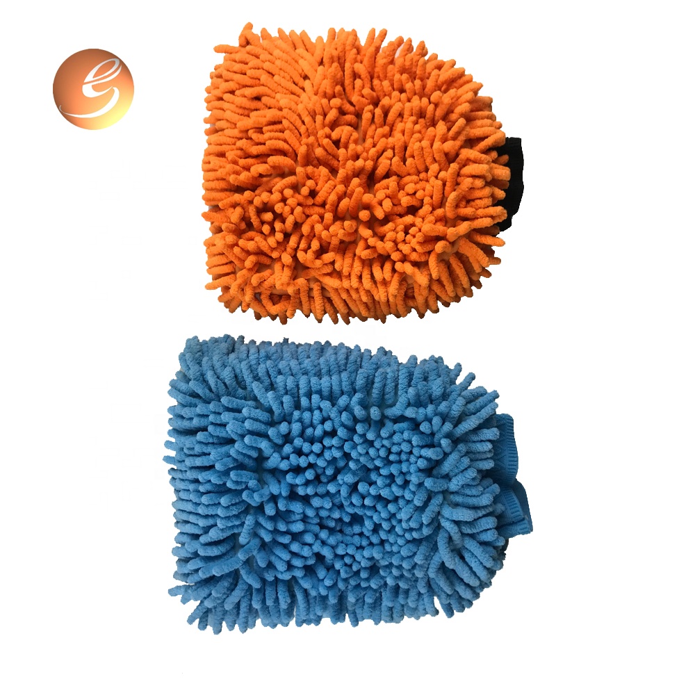 Good sale durable skin affinity bright color microfiber car wash mitt