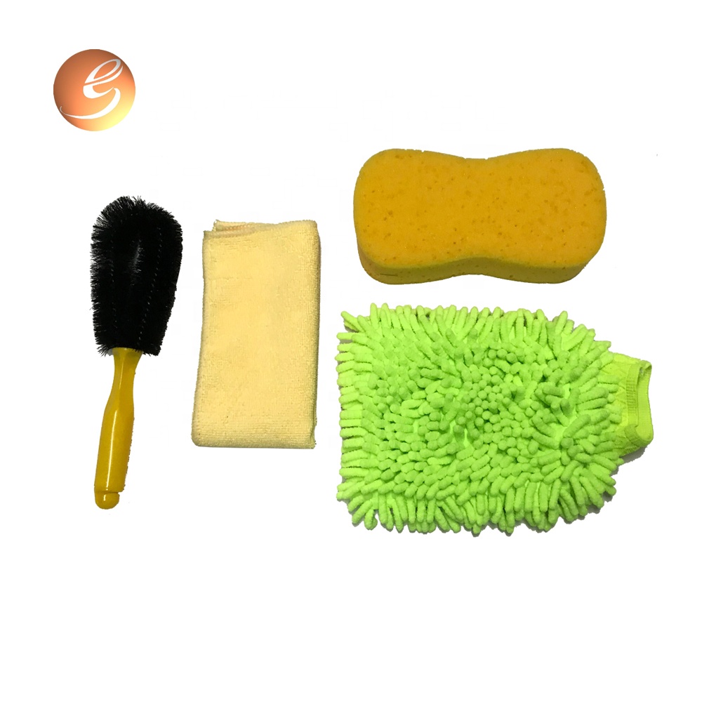4pcs home DIY car washing microfiber tools car washer assisted products