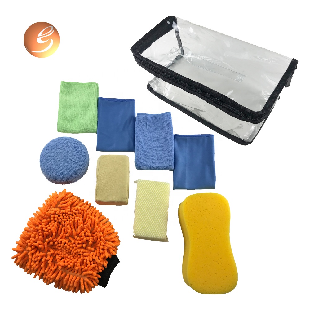 Factory wholesale Cleaning Tool Kits - Toprank different function a big size mitt microfiber cloth car care kit – Eastsun