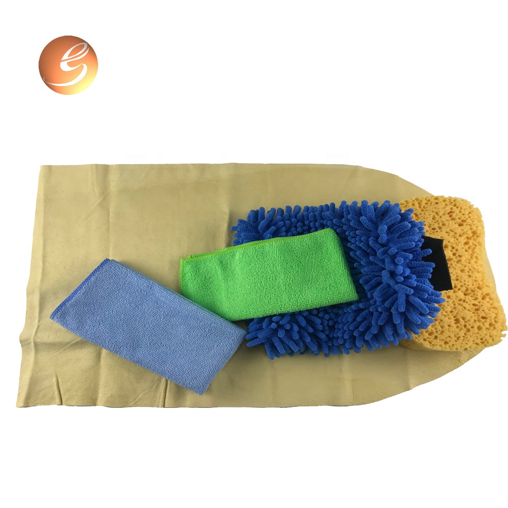 Car Wash Kit Exterior and Interior Cleaning Tools in PVC Bag