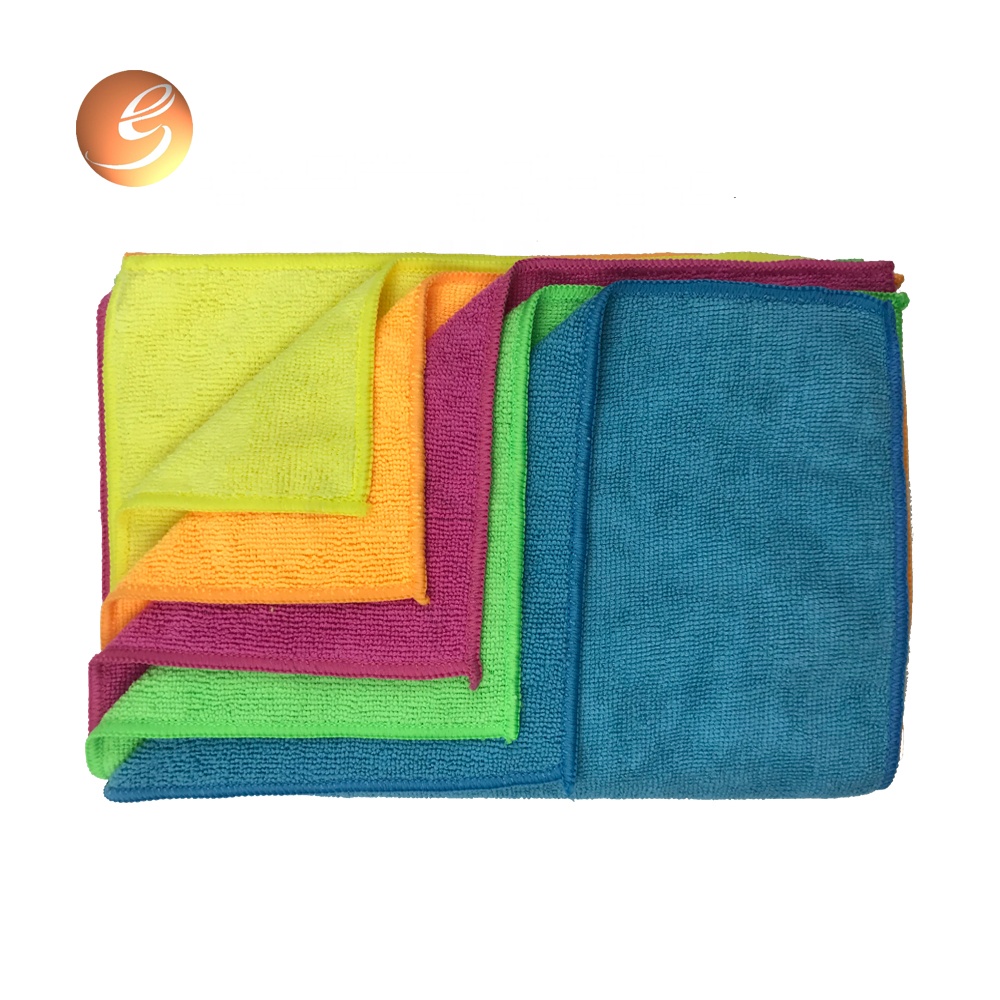 High quality Multi-Purpose Microfiber Cleaning Cloth Solid Color For Car