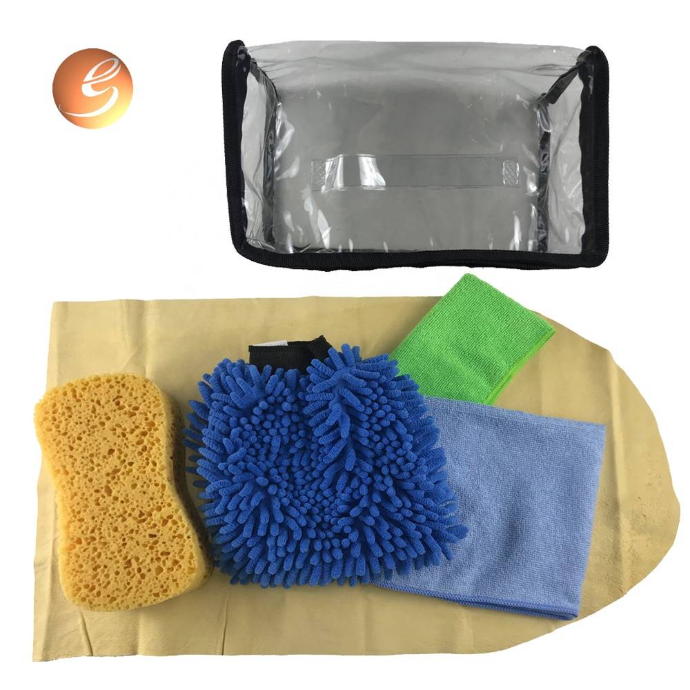 Vehicle and accessories car microfiber cleaning tools set