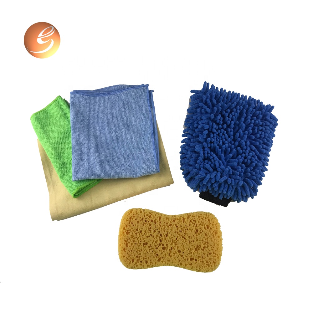 Customize car cleaning tools microfiber clean car kit wash set