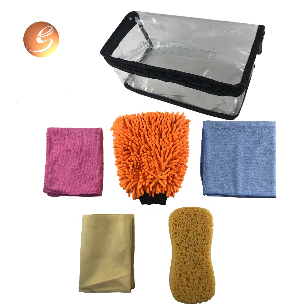 Factory wholesale Car Headlight Cleaning Kit - Cheap promotional car care cleaning tools colorful sponge detailing kit – Eastsun