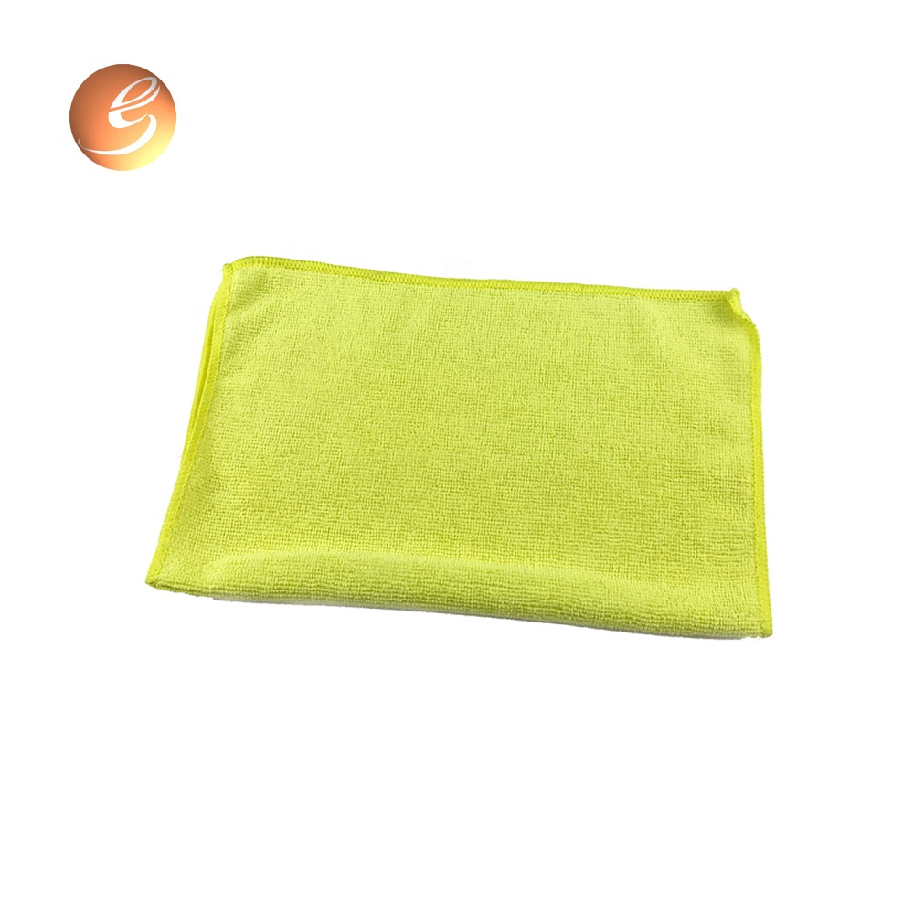 Durable car wash microfiber towel with seam edge