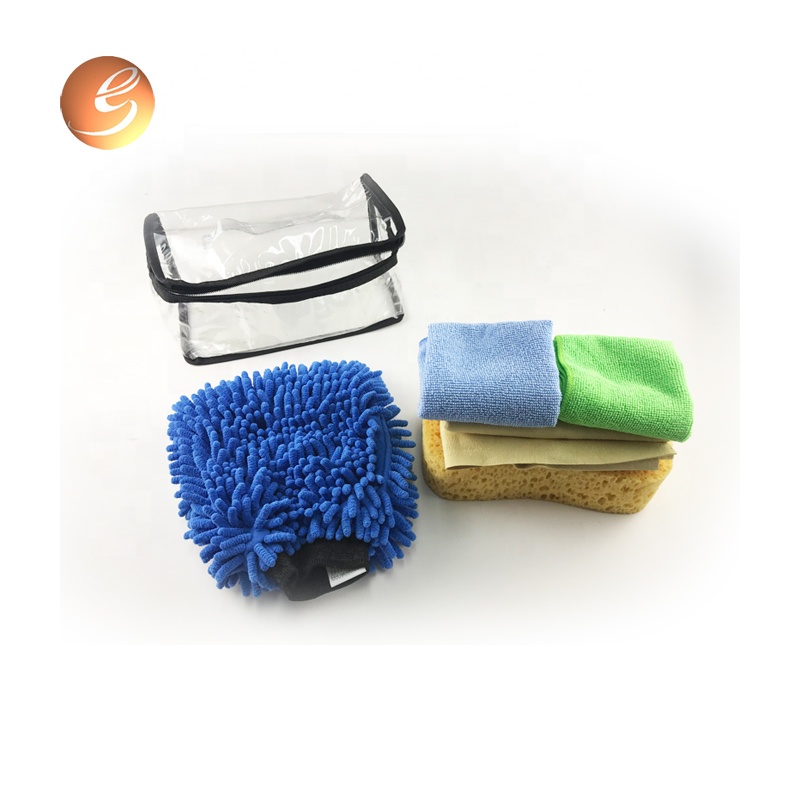 Microfiber car cleaning set auto car washing products