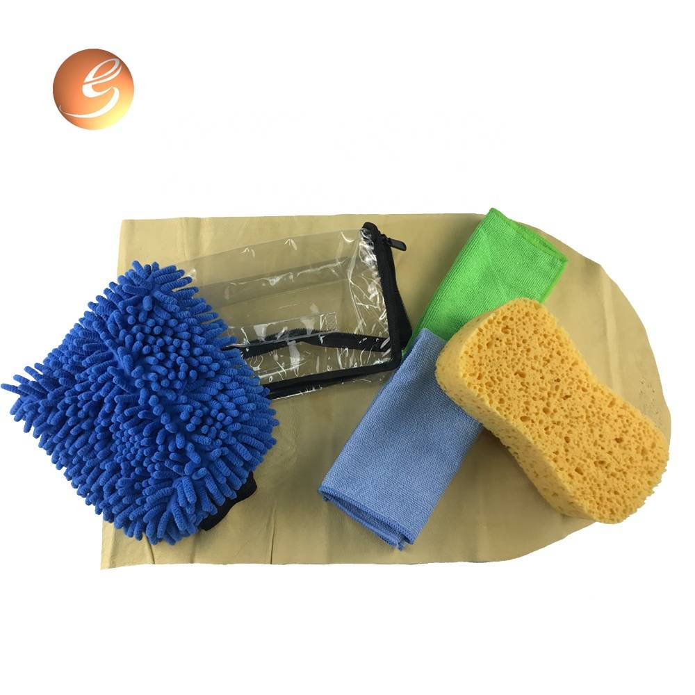 OEM/ODM Factory Car Wash Hand Tool – Popular Car Washing Dust Chenille Mitt And Cloth Tool Kit – Eastsun