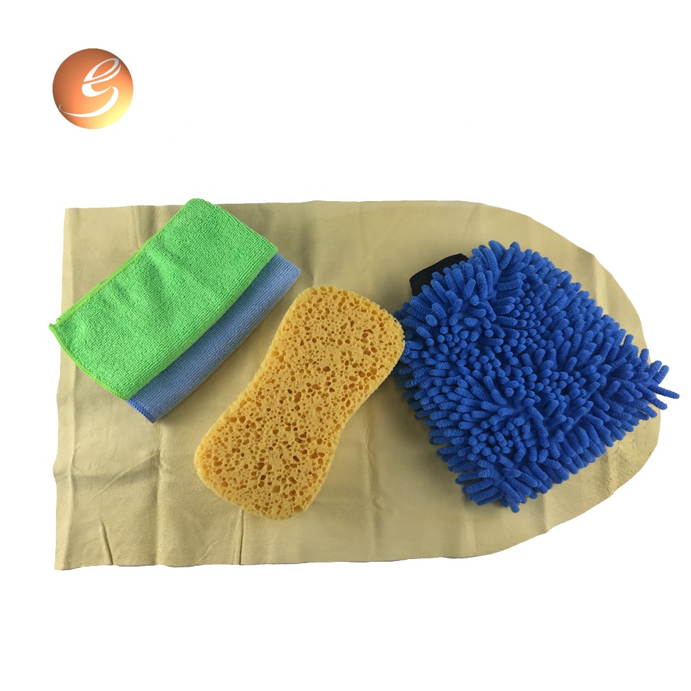 Microfiber Double Side Chenille Wash Car Cleaning Gloves Set kit